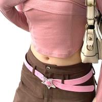 barbieสายรัดเข็มขัด เข็มขัดแฟชั่น ญ belts for women เข็มขัดผู้หญิงแฟชั่น สายเข็มขัดหญิง อารมณ์ที่ดี บุคลิกภาพที่ดี โลหะผสมอัลลอยด์ สายรัดเอวแบบ Y2k พลอยเทียมเทียม ดาวห้าแฉก เข็มขัดเอวกว้าง อุปกรณ์ตกแต่งชุดยีนส์ เข็มขัดหัวเข็มขัดรูปดาว เข็มขัดรัดทรง