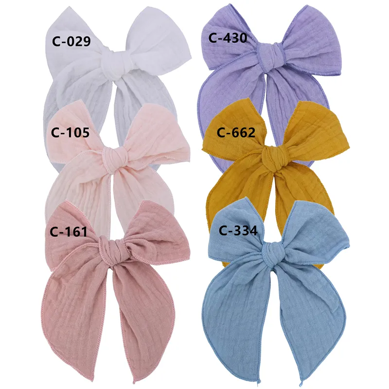 Velvet Fable Bow Hair Clips Baby Girls Women Large Sailor Head Bows  Accessories Hair Grips for