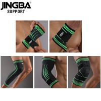 ✤ JINGBA SUPPORT 1PCS Nylon Bandage knee protector wristband Support ankle support Elbow pads hand guards basketball knee Brace