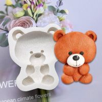 Bear Silicone Sugarcraft Mold Soap Mold Resin Tools Cupcake Baking Mould Fondant Cake Decorating Tools Bread  Cake Cookie Accessories