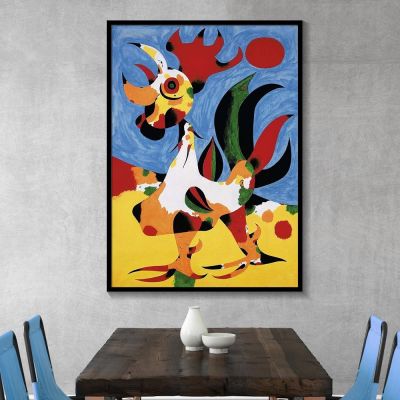 Famous Joan Miro Abstract Watercolor Canvas Painting Posters and Prints Wall Art Picture for Living Room Home Decoration Cuadros