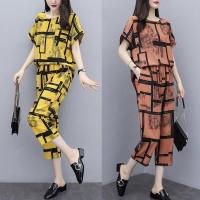 COD DSFGERRTYTRRE Fashion Korean Style Women Baju Set Wear Suit Sets Baju Murah Viral Perempuan Loose Blouse Long Pants Crop Pants Women Casual Set Wear Women Ulzzang 2pcs Suit Set Two Piece Set