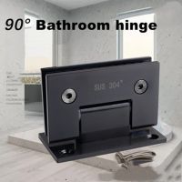 Stainless steel glass clampconnectorshower room folderglass door hinge90 degrees(XYGL-25)