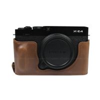 เคสกระเป๋าหนังใส่กล้องสําหรับ Fujifilm XE4 X-E4 Pu