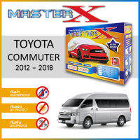 ผ้าคลุมรถ TOYOTA COMMUTER 2012-2018 ตรงรุ่น กล่อง MASTER-X ผ้า HI-PVC อย่างดีหนาพิเศษ ป้องกันแดด ป้องกันฝน ป้องกันฝุ่น