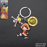 อะนิเมะญี่ปุ่นอุปกรณ์ต่อพ่วง พวงกุญแจ Luffy Zoro, Joe Barro Alloy Character สร้อยคอจี้ขนาดเล็ก Accessories