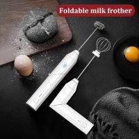 USB Electric Handheld Egg Beater Stainless Steel Coffee Milk Tea Blender Beat up the Cream Stirring Household Kitchen Gadgets