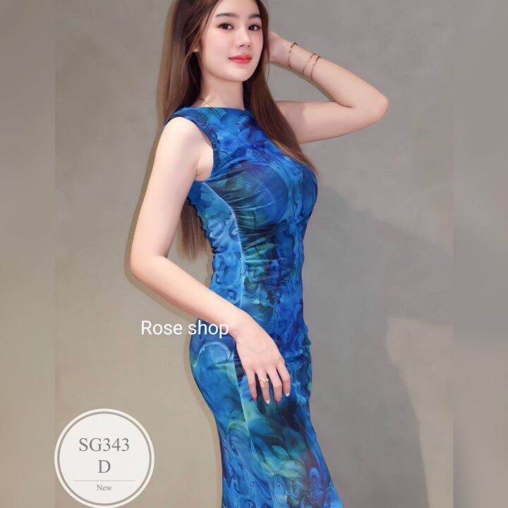 ml343-เดรสย่นข้างหรูหรา-ลายสวยผ้าดีมีซับในยาว-งานที่สาวๆไม่ควรพลาด-color-3-ลาย-ลาย1-ลาย2-ลาย3-ผ้าซีทรู-ขนาด-รอบอก-30-40-รอบเอว-24-38-สะโพก-36-42-ยาว-44