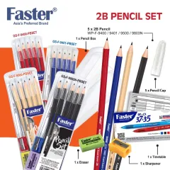 Faster WP-F-9819 CREATION 2B Pencils set