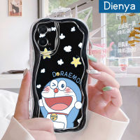 เคส Dienya สำหรับ OPPO A76 A96 A36การ์ตูนน่ารักโดราเอมอนเนื้อครีมกันกระแทกแบบใสนิ่มเคสมือถือโปร่งใสลายกล้องถ่ายรูปสร้างสรรค์เคสฝาครอบป้องกันสีอ่อนโยน