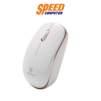 (เมาส์) MICROPACK-MP791W-WH MOUSE WIRELESS WHITE COLOR 1000DPI 2.4GHz 10M. BY SPEEDCOM