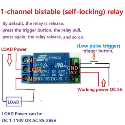 【✱2023 HOT✱】 ACCD TOY STORE Io25a01โมดูล Flip-Flop 5V แบบทริกเกอร์ต่ำสวิตช์ล็อคเองได้ไฟ Led สมาร์ทโฮมบอร์ดสำหรับ Arduino