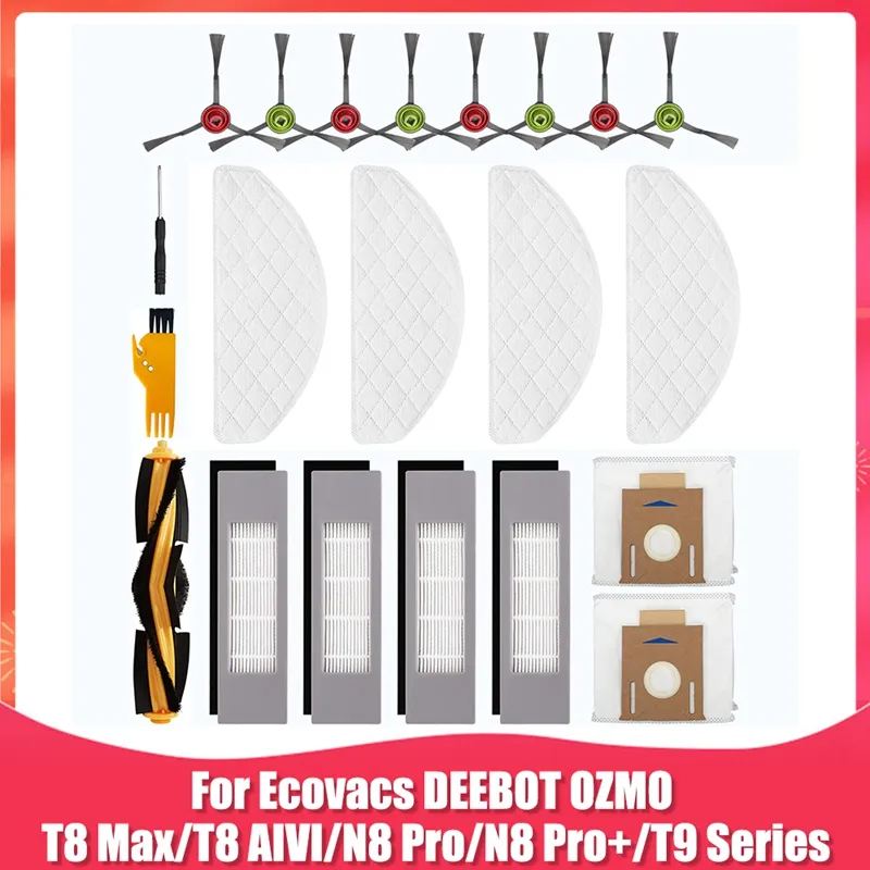 Accessory Kit Replacement for Ecovacs DEEBOT OZMO T8 AIVI/T8 Max/N8 Pro/N8  Pro+ Robot Vacuum Cleaner | Lazada PH