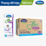 Thùng 48 Hộp Sữa Tiệt Trùng Vinamilk Flex Không Lactose 180ml Hộp