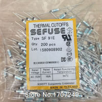 จัดส่งฟรี100ชิ้นล็อตใหม่ SF91E sefuse cutoffs ฟิวส์ความร้อน94C 94องศา10A 250V โลหะฟิวส์ SF91E