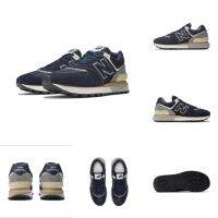 Hot Sale Original✅ NB* 574 Legacy- Shock Absorption Breathable Comfortable Fashion Running Shoes All-Matching Mens and Womens Casual Sneakers Dark Blue {Free Shipping}