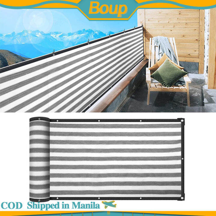 Balcony Privacy Screen Apartments Railing Cover Balcony Deck Shield Lazada PH