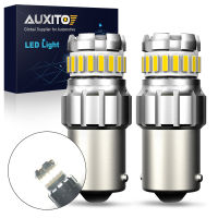 AUXITO 2Pcs 1156 P21W Ba15S ไฟ LED 1200LM 4014Smd 1156 LED สำรองหลอดไหสว่างรอบด้านหลอดไฟไฟท้ายโคมไฟ