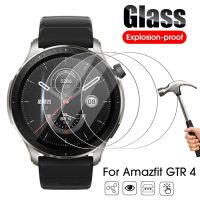 Tempered Glass Screen Protector for Amazfit GTR 4 HD Anti-Scratch Protective Film for Huami Amazfit GTR4 SmartWatch Accessories Wires  Leads Adapters