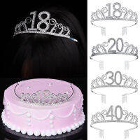 Xinyi3 1PC Elegant Rhinestone คริสตัลเจ้าหญิง Crown Headband Headwear วันเกิด Tiara สาวประณีต Gorgeous