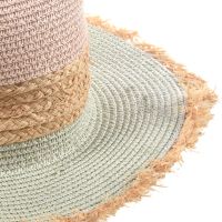 Elegant England Summer Wide Beach Straw Hat Sun Protection Uv Hat Sun Hat Beach Woven Jazz Cap