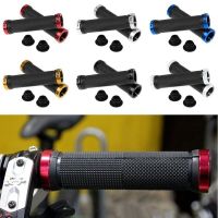 +【‘ Ruer MTB Grips Alloy Bicycle Handle Grip Cyclisme Anti-Skid Cycling Mountain Handlebar Bilateral Lock MTB Bike Accessories New