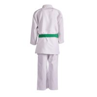 ชุดยูโดสำหรับเด็กรุ่น 500 สีขาว OUTSHOCK Kids Judo Aikido Uniform 500