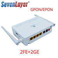 F663NV9 GPON EPON XPON 2GE + 2FE + 1POT + Wifi ONU ONT English Por เฟิร์มแวร์ Ac 2 Antenas โมเด็มเราเตอร์