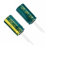 Hot Selling 50V DIP High Frequency Aluminum Electrolytic Capacitor 680Uf 820Uf 1000Uf 1200Uf 1500Uf 1800Uf 2200Uf 2700Uf 3300Uf 4700Uf