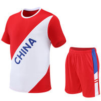 2022 New Mens Sports Suits Large Size Short-Sleeved Quick-Drying Clothes Running Loose Casual Sportswear