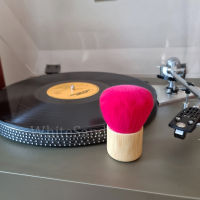 แปรงขนนุ่มปัดทำความสะอาดแผ่นเสียง Record cleaner brush