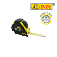 AT INDY Self Lock Steel Measuring Tape ตลับเมตรหุ้มยาง รุ่น Self Lock ปลายแม่เหล็ก T201,T351และ T501และ T751