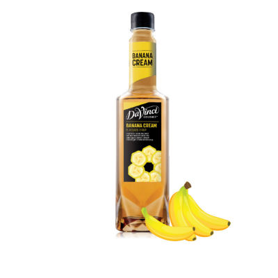 GL-น้ำเชื่อม ดาวินชี่ ไซรัป กล้วยหอม DVC Banana Cream Syrup 750 ml.