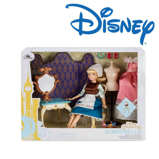 shop-disney-ตุ๊กตา-cinderella-classic-doll-with-vanity-play-set-ราคา-1-890-บาท