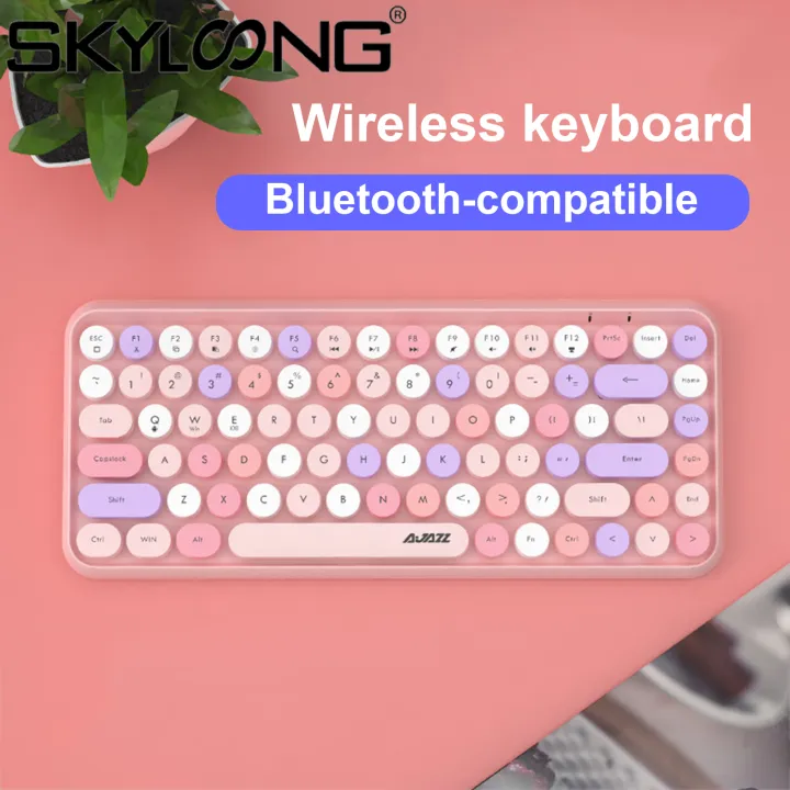 Skyloong AJAZZ 308I Wireless Computer Keyboard Portable Wide
