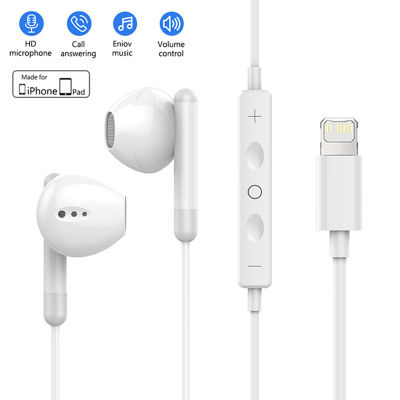 หูฟังแบบมีสายสำหรับ Apple 14หูฟังเดิม11 12 13 Pro Max Mini X XS XR SE 7 8 6 Plus Lightning หูฟังบลูทูธ