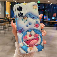 เคสโทรศัพท์ TPU อ่อนลายการ์ตูน3มิติที่ทันสมัยสำหรับ Realme C55 C55 NFC 2023ลวดลายน่ารักปลอกซิลิโคน Realmec55 Oppo Blu-ray แผ่นปิดพลอยเทียม C55 REALME NFC