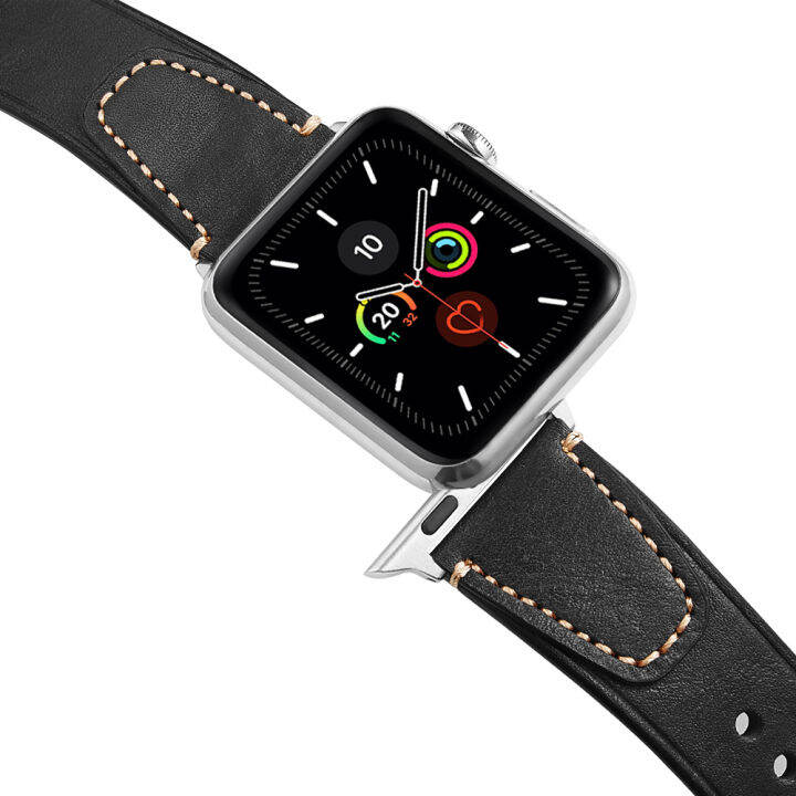 สายนาฬิกาapple-watchขนาด38มม-40มม-42มม-44มม-สายหนังสายรัดข้อมือชั้นนำบางและบางสำหรับapple-watch-se-amp-series-6และseries-5-4-3-2-1