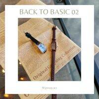 นาฬิกา ผู้หญิง นาฬิกาข้อมือ ผญ รุ่น BACK to BASIC 02 ?สายหนัง หน้าปัดชัด เรียบหรูสุดๆ