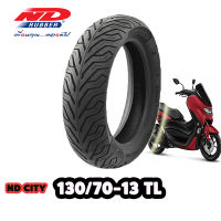 ยางหลังมอเตอร์ไซค์ N MAX155 ขอบ13 130/70-13TL ยี่ห้อ ND RUBBER ลายcity