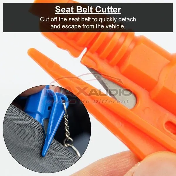 Lifesaver Hammer - Seatbelt Cutter and Glass Breaker
