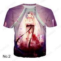 เสื้อยืดพิมพ์ลาย Anime Date A Live izayoi Miku สำหรับผู้ชายผู้หญิง