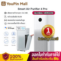 รับประกัน1ป Xiaomi Mi Air Purifier 4 Pro เครื่องฟอกอากาศ CADR 500m/h ภายในบ้าน กรองฝุ่น 99.99% Antibacterial + antiviral กรองฟอร์มาลดีไฮด์