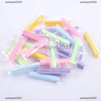 sunkepo6392 10pcs เครื่องสำอางพัฟอัดฟองน้ำล้างหน้าทำความสะอาดเบาะ