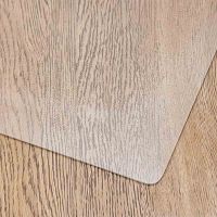 Custom 1mm Thick Frosted PVC Table Cover Protector, Table Protector Kitchen Dining Room Wood Furniture Cover Desk Pad Mat Table