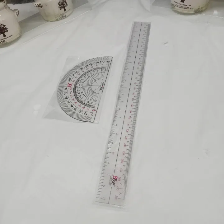 Ruler & Protactor | Lazada PH