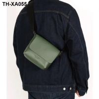 ● New ins oblique satchel male texture bread joker chest restoring ancient ways womens shoulder bag phone source factory