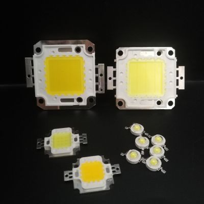 ชิป LED 1W 3W 5W 10W 20W 30W 50W 100 W ลูกปัดไฟ SMD สีขาวเย็นอบอุ่น1 3 5 10 20 50 100 W วัตต์