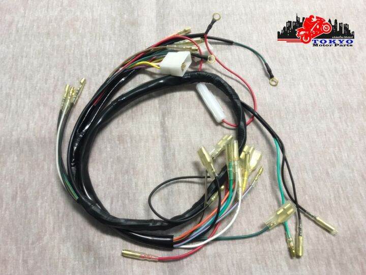 honda-cb100-cb125s-cl100-cl125s-wire-wiring-set-ชุดสายไฟ-สายไฟทั้งระบบ