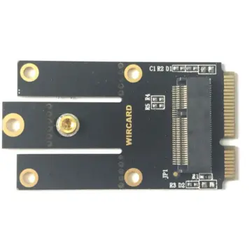 M.2 Wifi Adapter Mini PCIE Wireless Network Card to M2 NGFF Key A+E Wifi  Card Raiser with Slot 